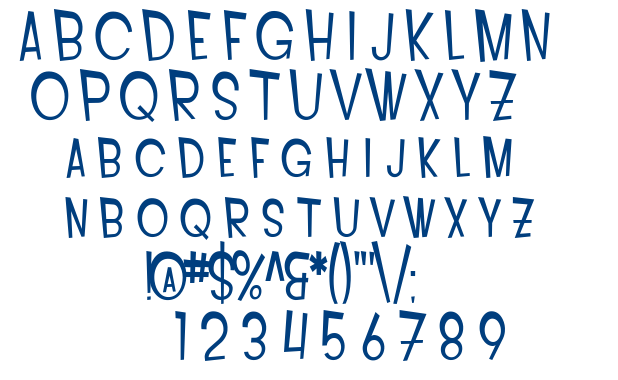 SF Intoxicated Blues font