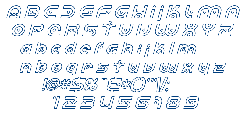 SF Planetary Orbiter font