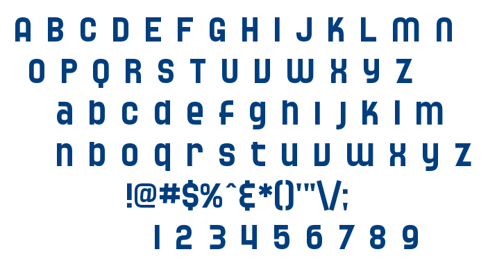 SF Speedwaystar font
