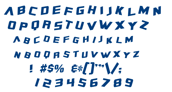 SF Zero Gravity font