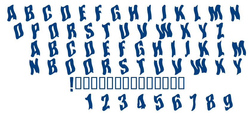 Somewhere In Space font