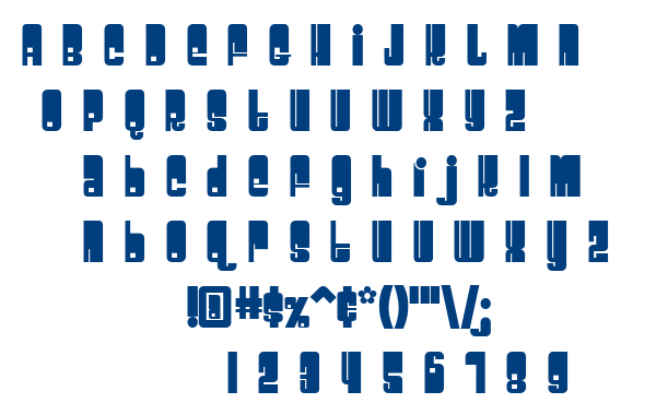 Space Beach font