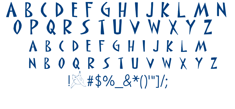 Stop Shark Finning font