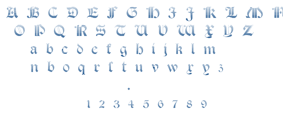 Salterio font