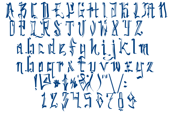 SickCapital Kingston font