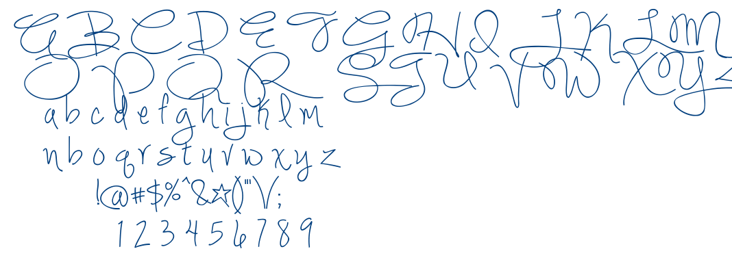 Simply Glamorous font