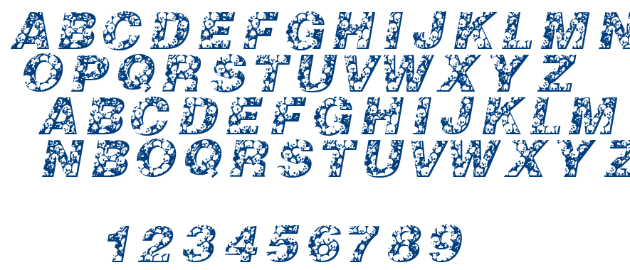 Skullvetica font