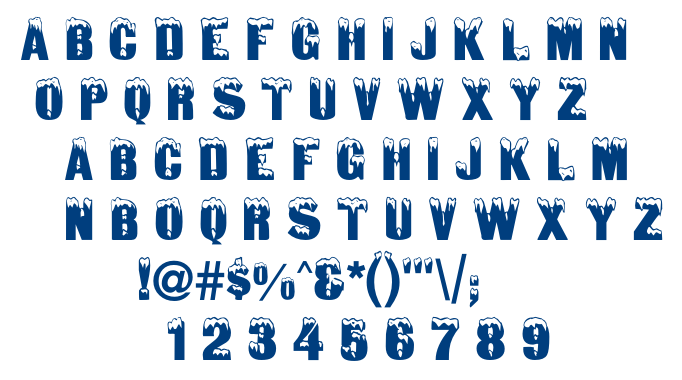 Snowtop Caps font