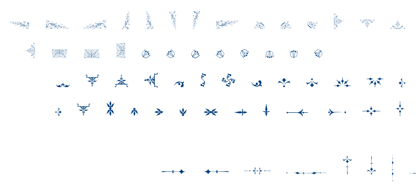 Soft Ornaments Five font