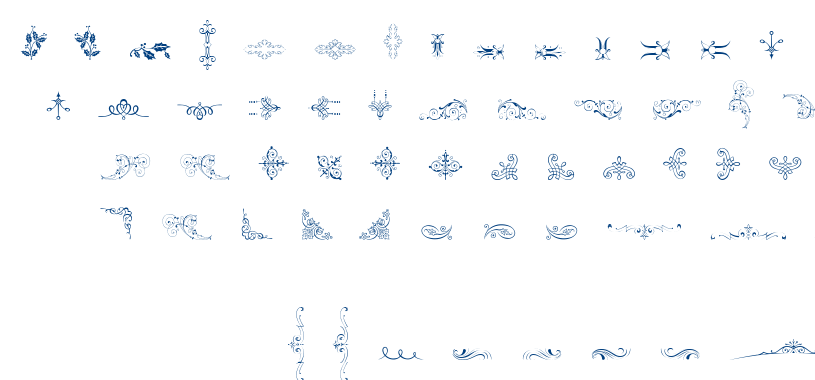 Soft Ornaments Two font