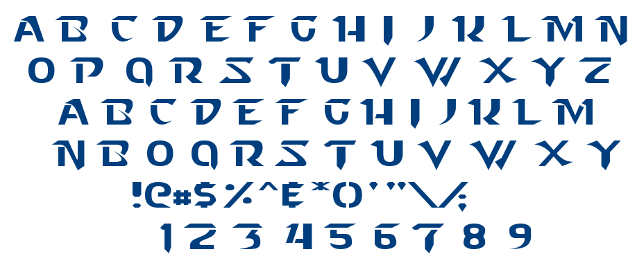 Starcraft font