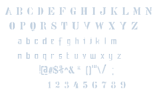 Stencix font