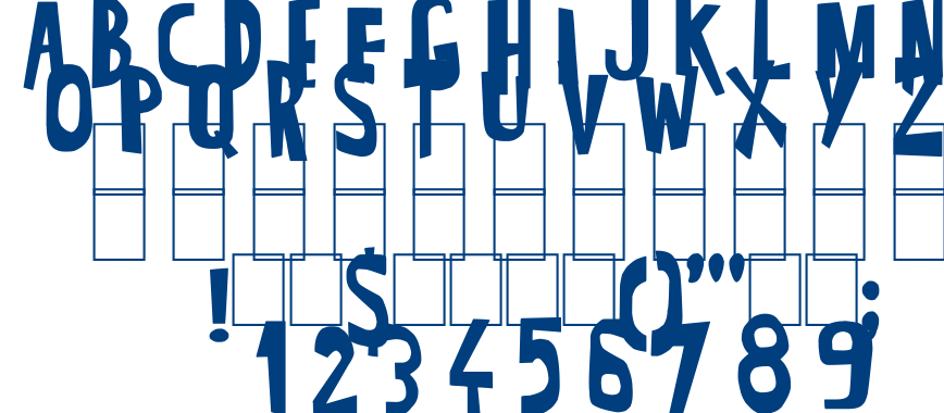 SUPER MODERN BLACK font