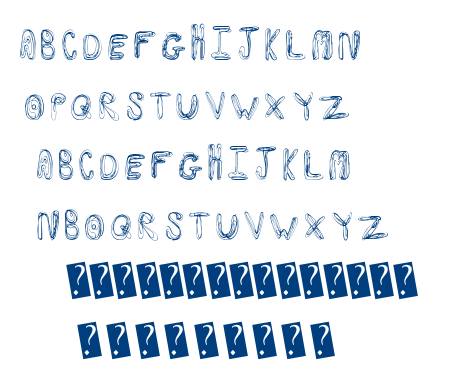 Swirl Insertion font