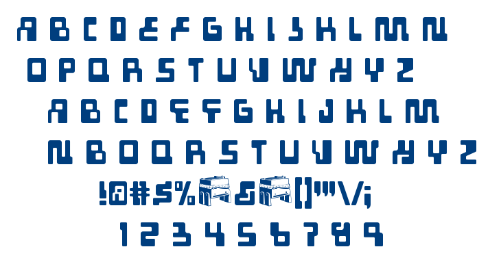 Tabletron font