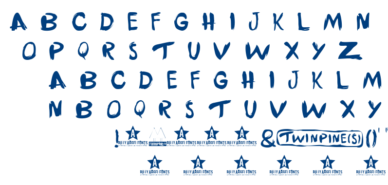 Twinpines font
