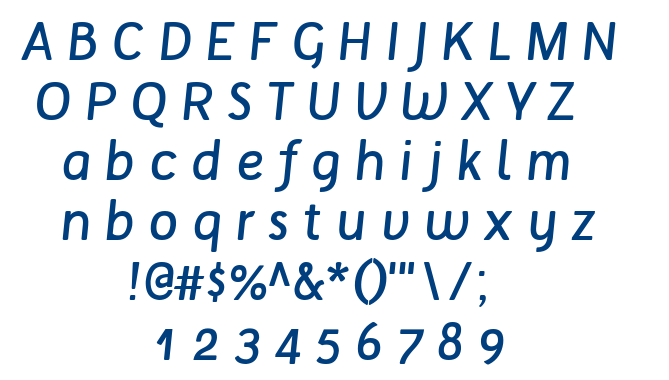 Tellural font