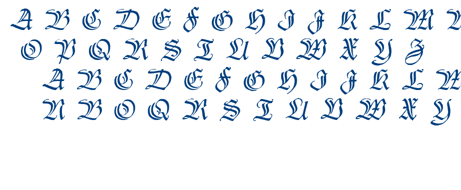 Thannhaeuser Zier font