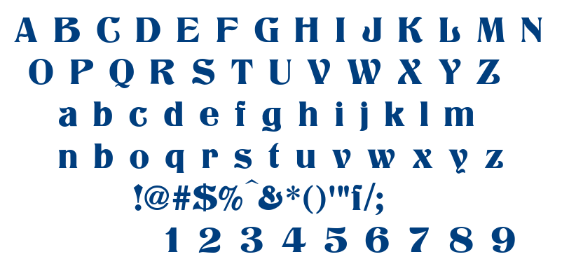Titania font