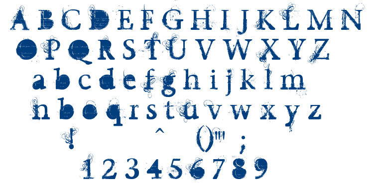 Undecapped Vinyl font