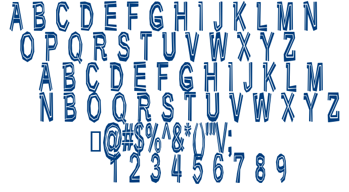 Very Bad Posture font