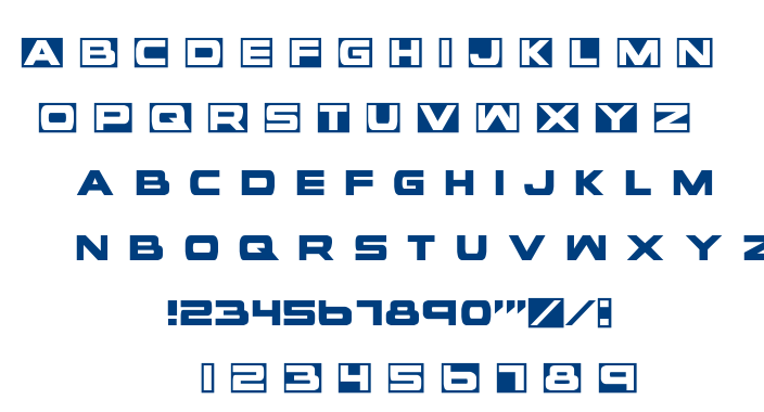 Voxbox font