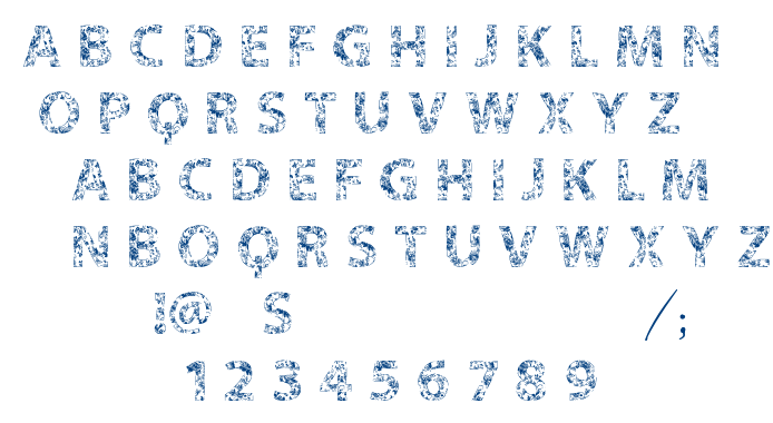 Vtks Flowers in our Soul font