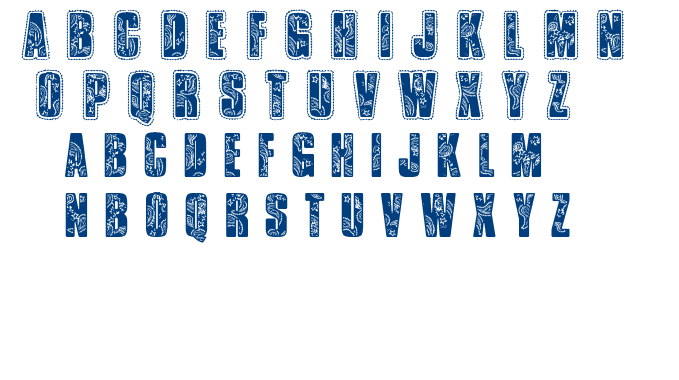 VTKS Bandana font