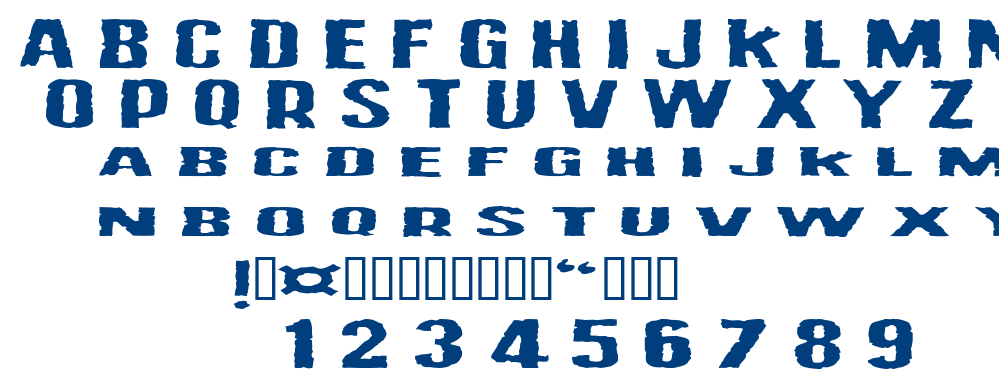 Vulgar Display Of Power font