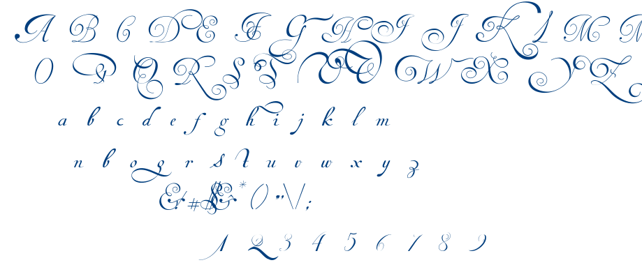 Van den Velde Script font