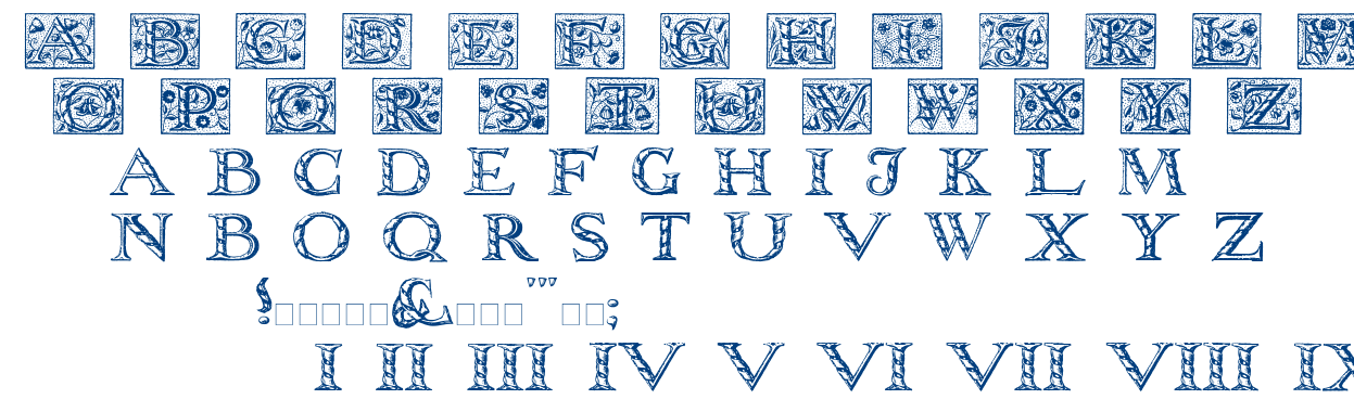 Wolnough Capitals font