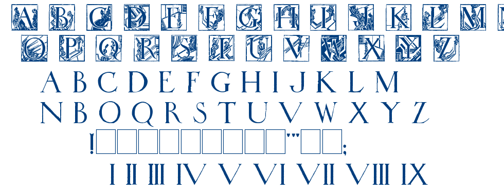 Wadsworth’s Industria font