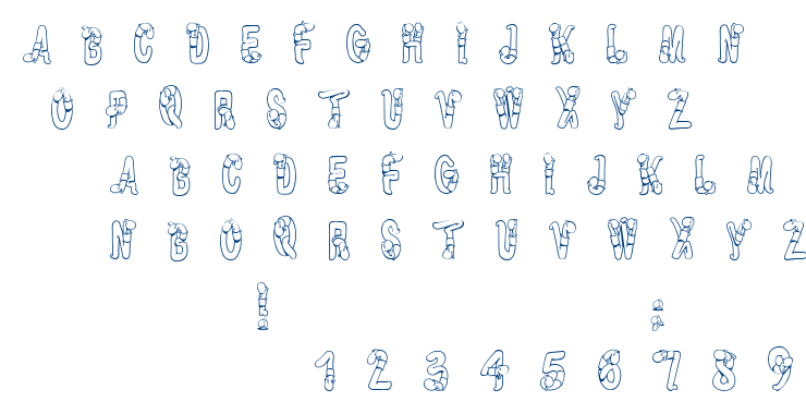 Worm Beeline font