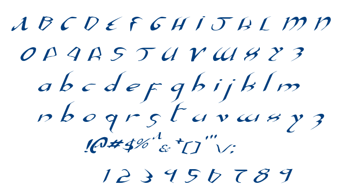 Xaphan font