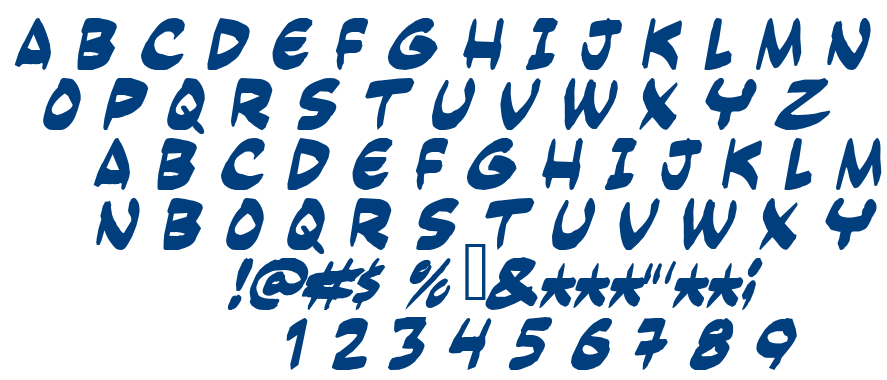 Yesterdays Meal font