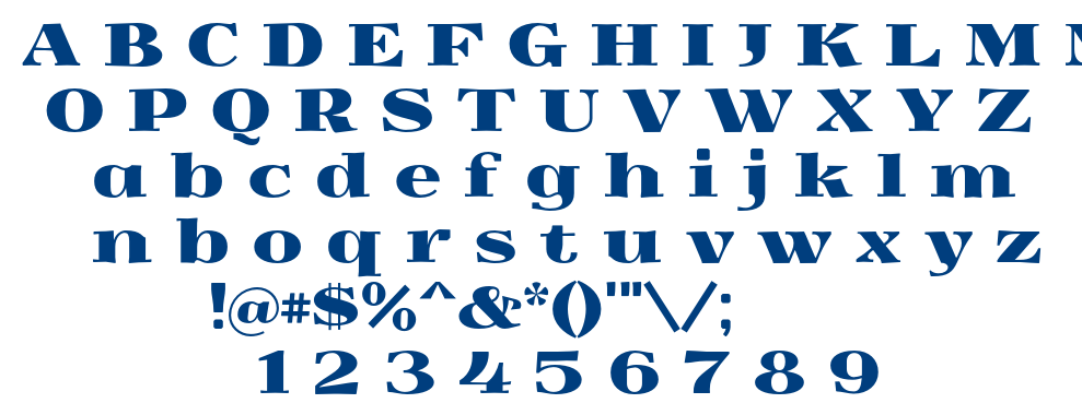 Yokawerad font