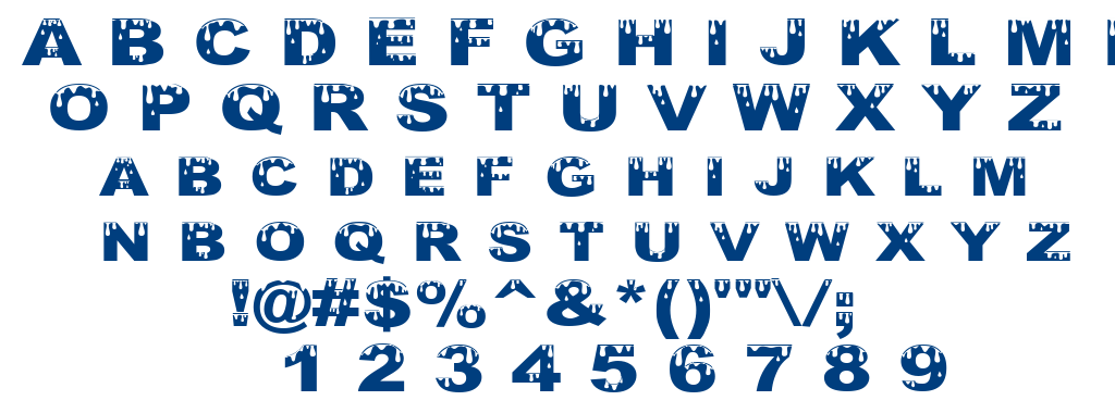 Yurine Overflow font