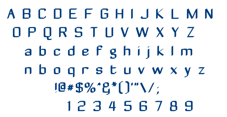 Zyphyte font