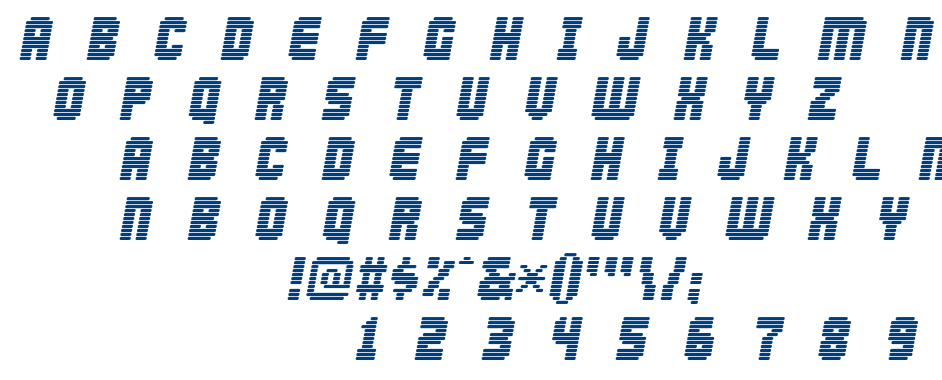 Abduction 2002 font