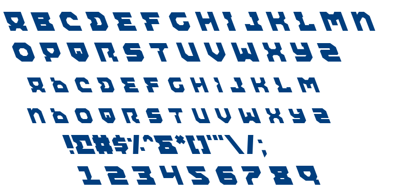Airacobra font