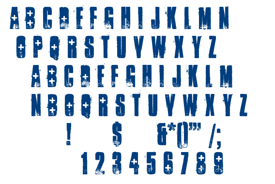 Ambulance Shotgun font