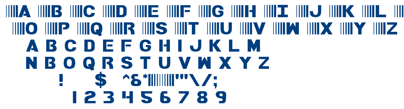 Bamf font