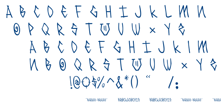 Barras-Bravas font