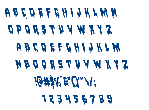 Bloodlust font