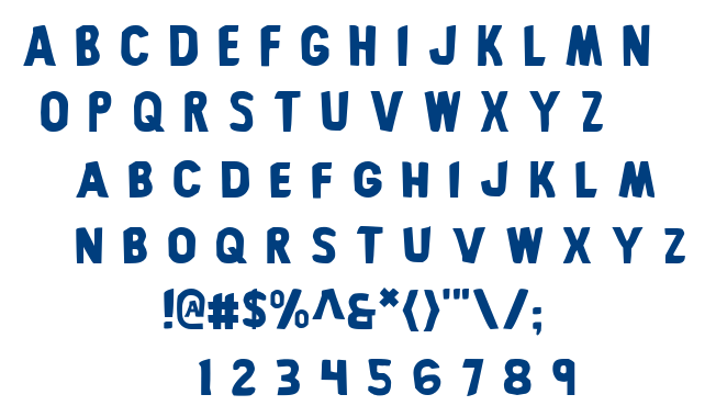 Bronic font