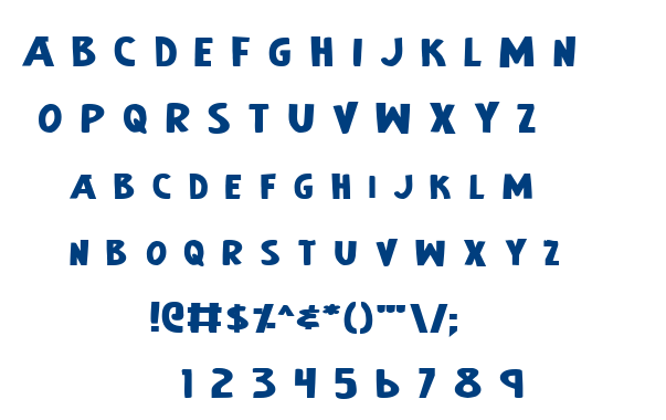 Earth’s Mightiest font