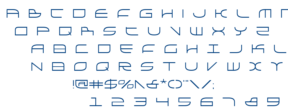 Galga font