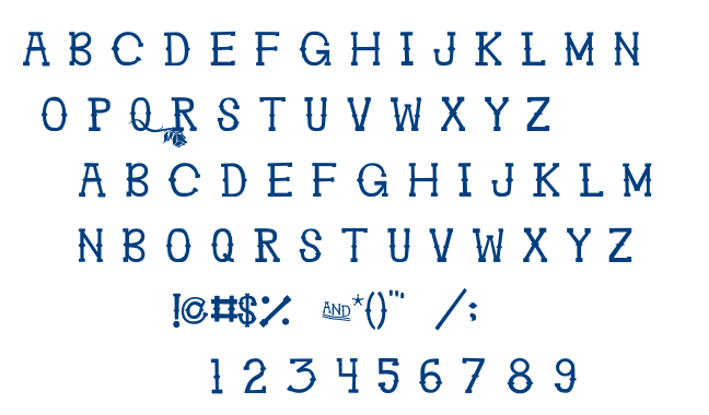 Ghosttown BC font