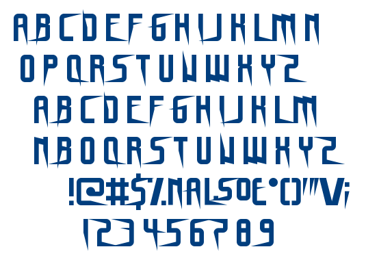 Gnome Splinters font