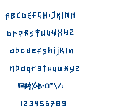 Here Be Dubstep font